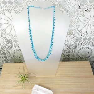 Hand Crafted Bohemian Necklace, Turquoise, Teal & Blue,  by Rust Belt Raised